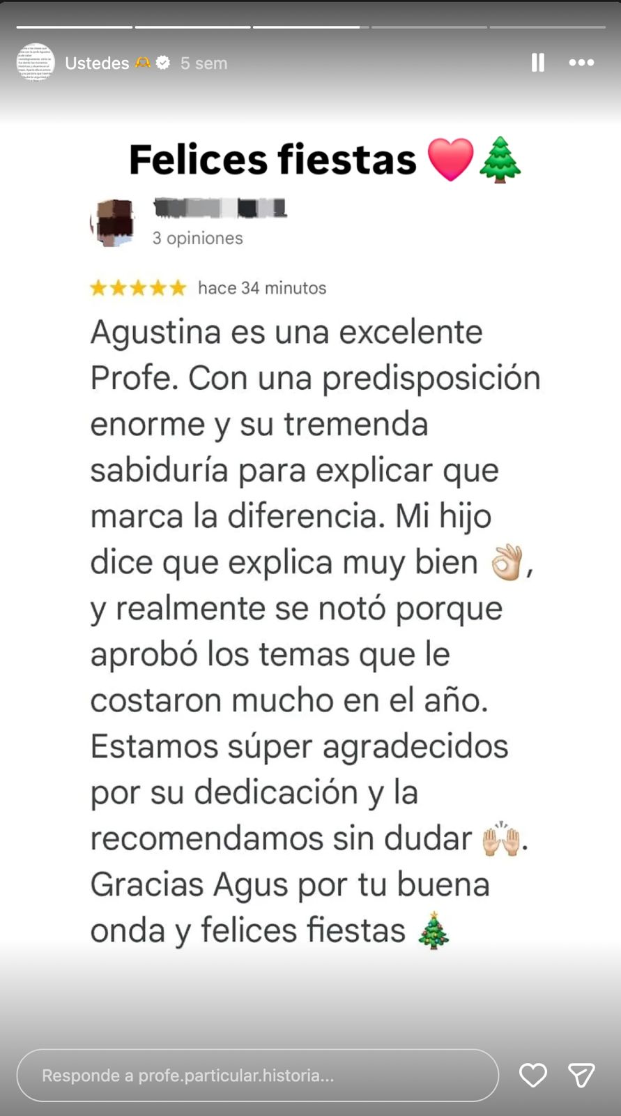 Testimonio 3 - Comentario sobre cronología